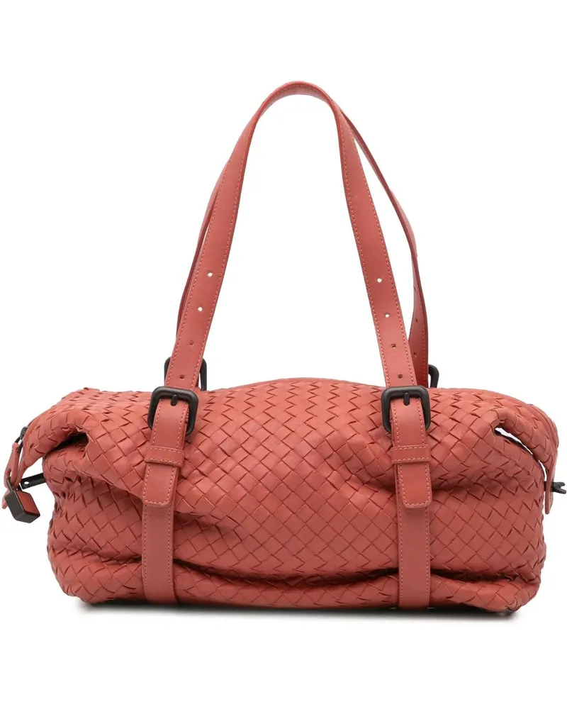 Bottega Veneta Hobo Bags 2012-2024 Nappa Intrecciato Montaigne Shoulder Bag rot Rot