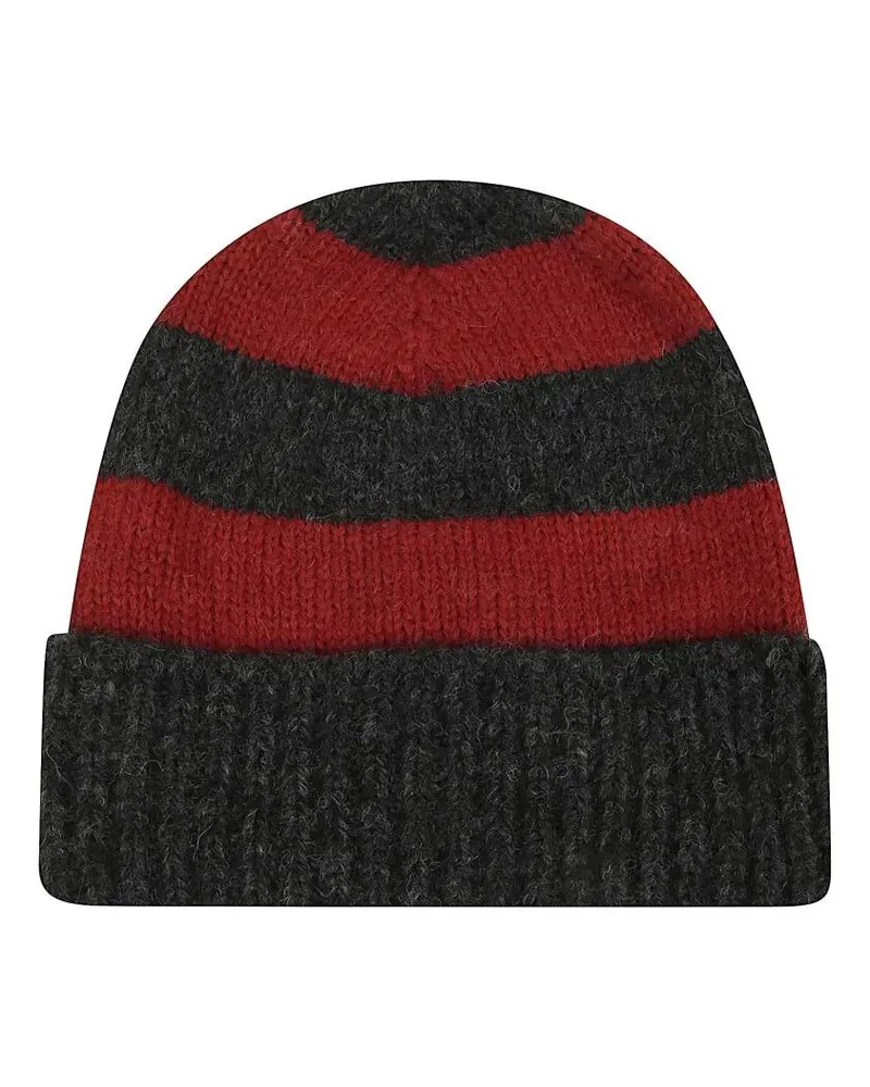 Alanui Caps & Mützen Multicolor Knitted Hat With Ribbed Cuff bunt Bunt