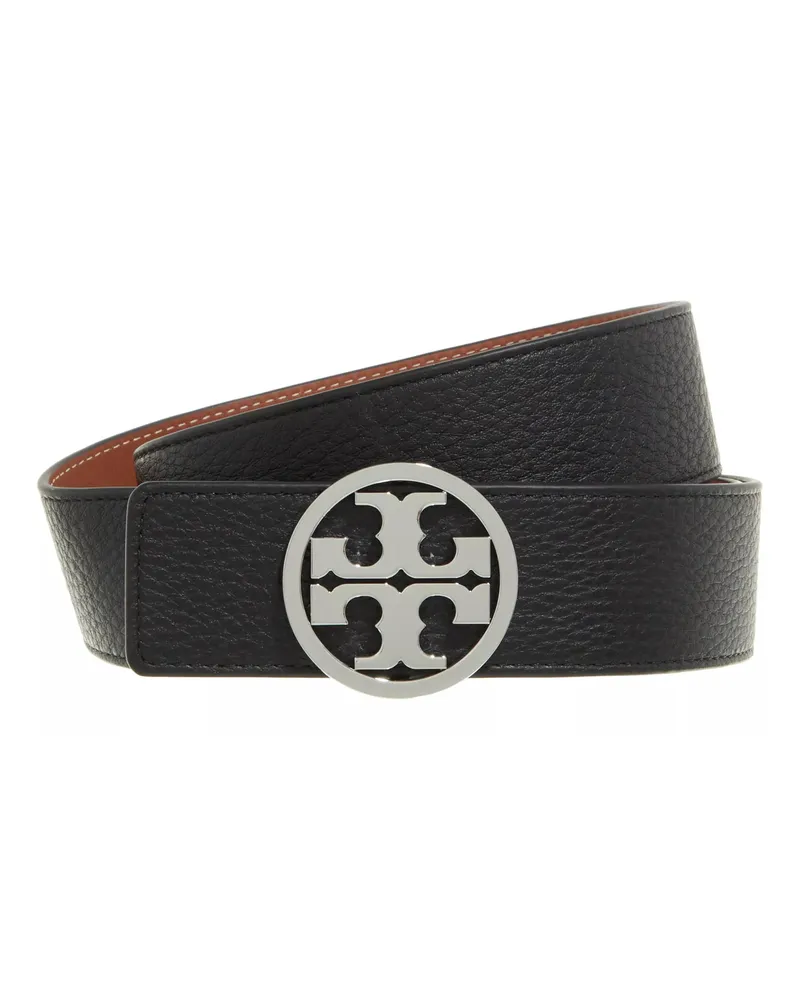 Tory Burch Gürtel 1.5" Miller Reversible Belt schwarz Schwarz