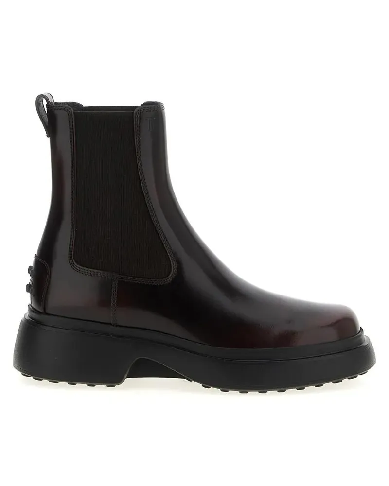 TOD'S Stiefel Chelsea Ankle Boots schwarz Schwarz