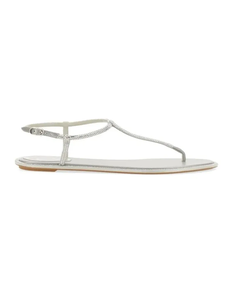 René Caovilla Sandalen "Diana" Sandals silberfarben 