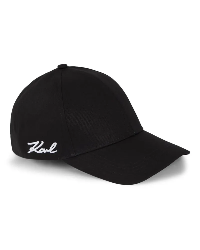 Karl Lagerfeld Caps & Mützen K/SIGNATURE KAPPE schwarz Schwarz