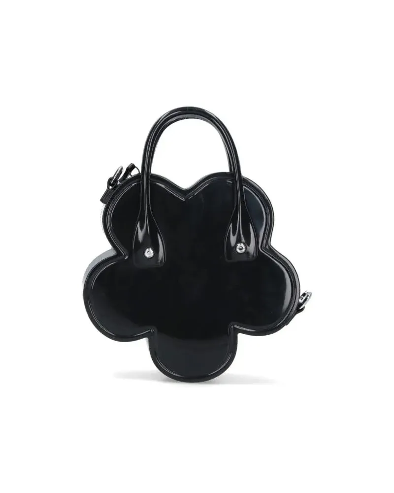 Comme des Garçons Crossbody Bags Flower Bag – Black schwarz Schwarz