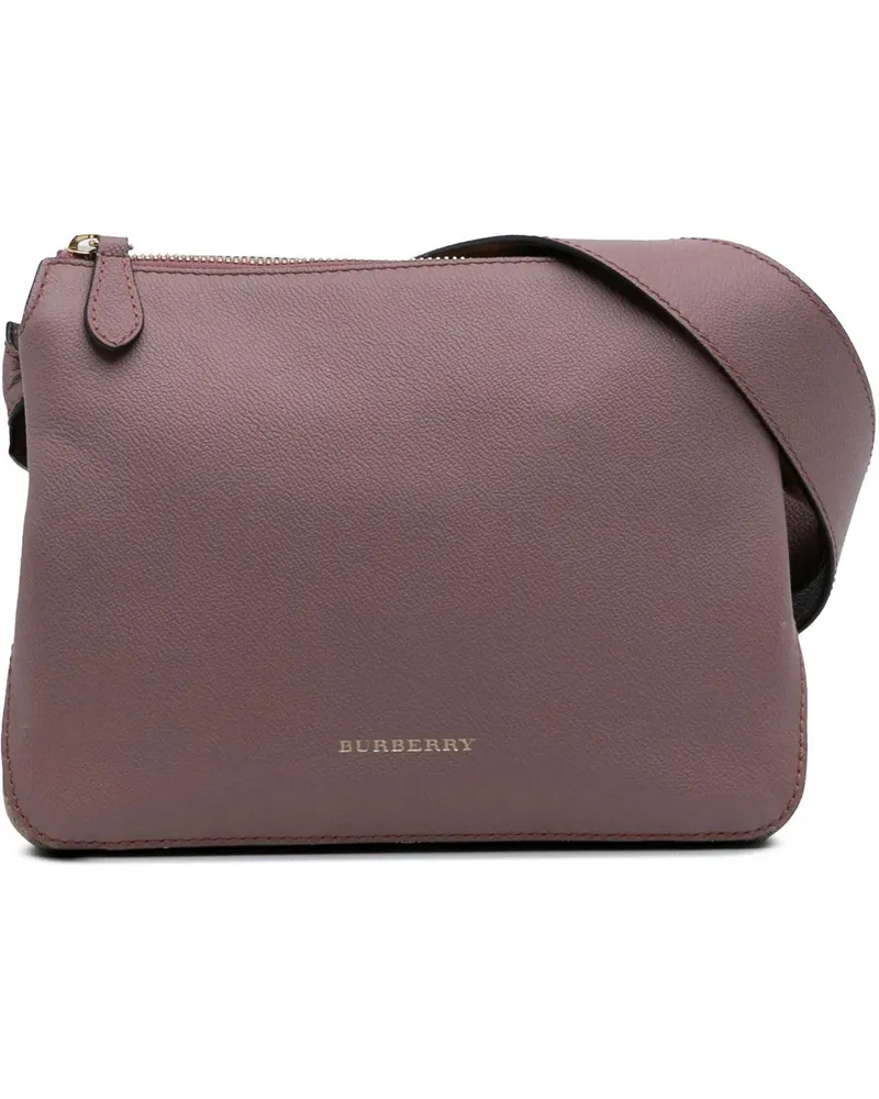 Burberry Hobo Bags Small Grained Calfskin Helmsley Crossbody rosa Gold