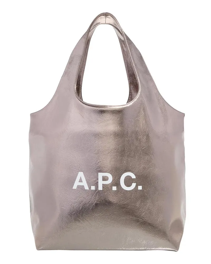 A.P.C. Shopper Tote Ninon silberfarben 