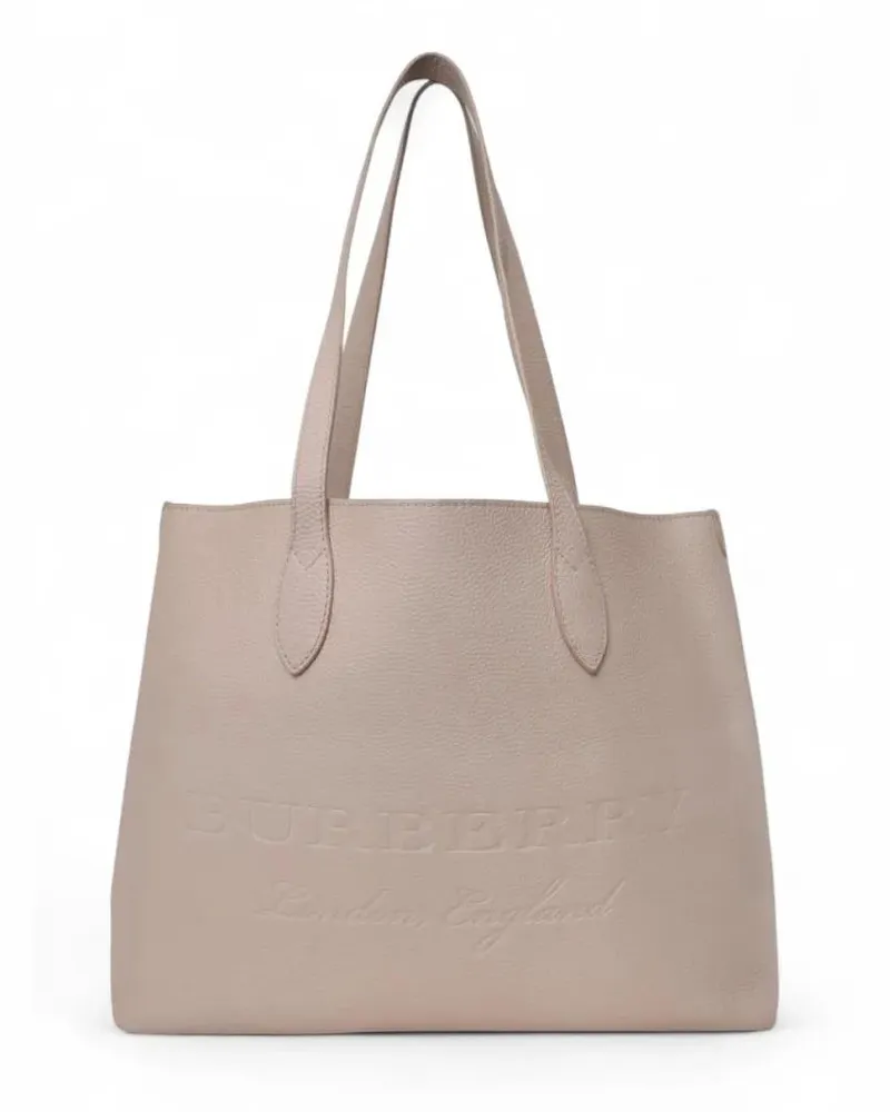 Burberry Shopper & Totes Large Logo Shopper In Pink Grained pink Rosa