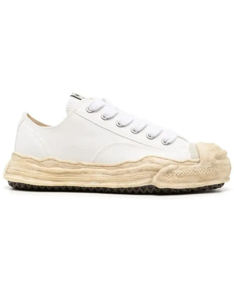 MIHARAYASUHIRO Low-Top Sneaker Original Sole Garment Dyed Canvas Low-Top Sneaker weiß Weiß
