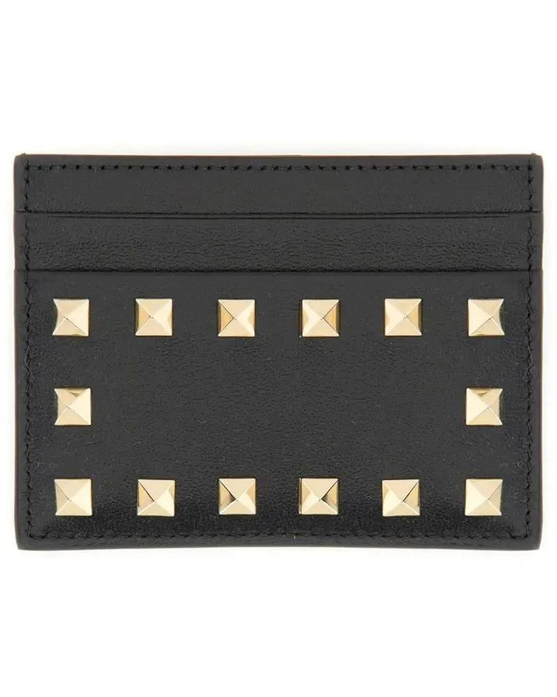 Valentino Garavani Portemonnaie "Rockstud" Card Holder schwarz Schwarz