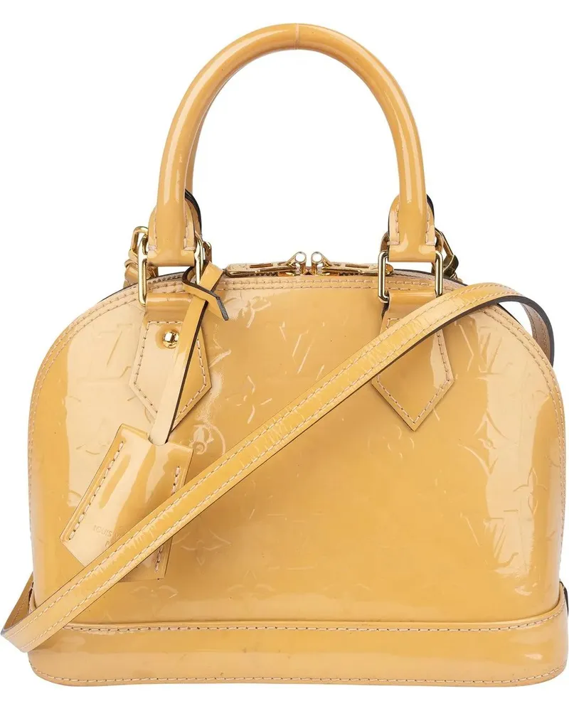 Louis Vuitton Crossbody Bags  Yellow Vernis Monogram Alma BB Handb gelb Gelb