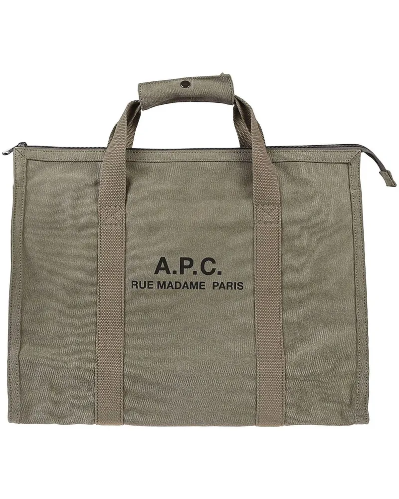 A.P.C. Businesstaschen & Reisegepäck Recuperation Gym Bag Green grün Grün