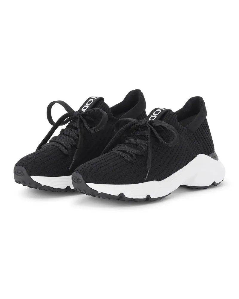 TOD'S Low-Top Sneaker Slip-On Sneaker schwarz Schwarz