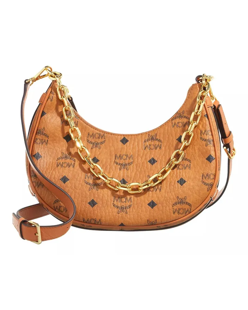 MCM Hobo Bag Aren Vi Hobo Small Cognacbraun