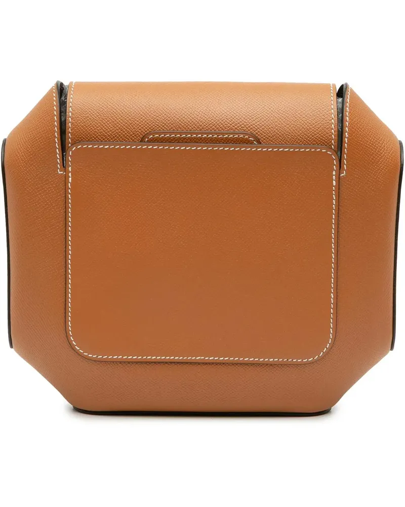 Hermès Clutches Epsom Octogone Clutch braun Braun