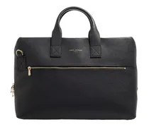 Aktentaschen Honoré Anique black calfskin leather handbag with