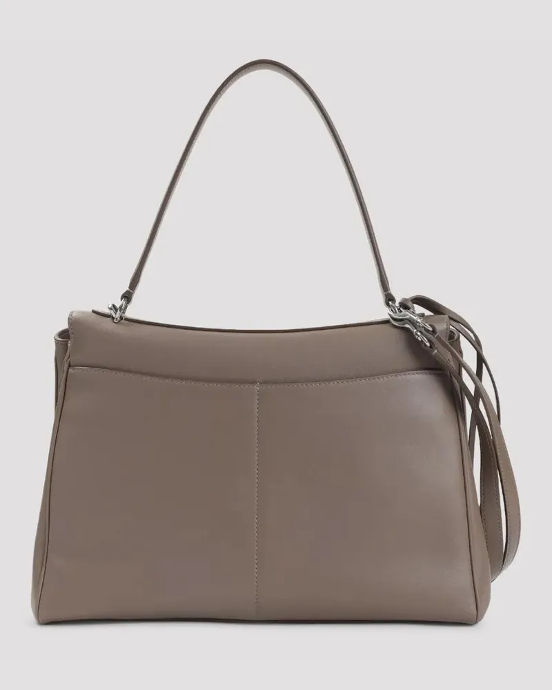 Balenciaga Hobo Bags Rodeo M Brown Calf Leather Handbag grau Grau