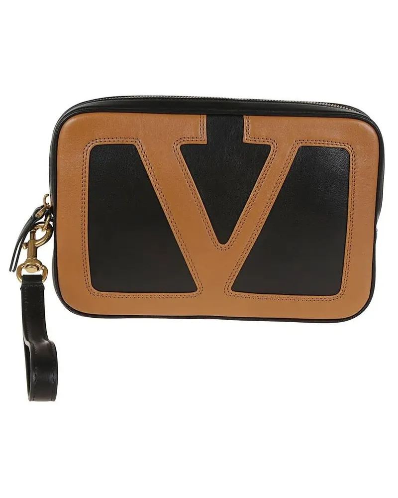 Valentino Garavani Crossbody Bags Pouch Viva Superstar In Nappa schwarz Schwarz