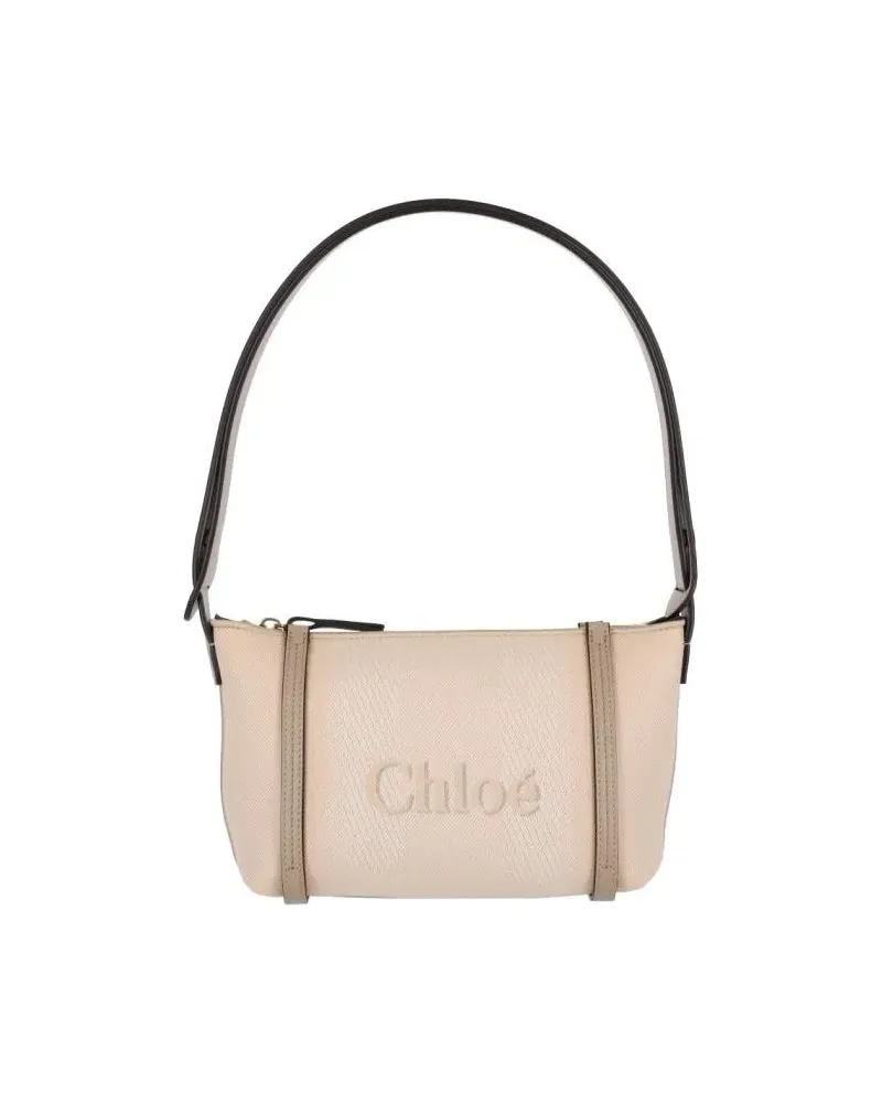 Chloé Hobo Bags "Carry" Shoulder Bag Beige beige Beige