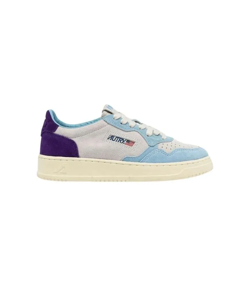 AUTRY Low-Top Sneaker Tri-Color Suede Medalist Low Sneakers With Padded beige Beige