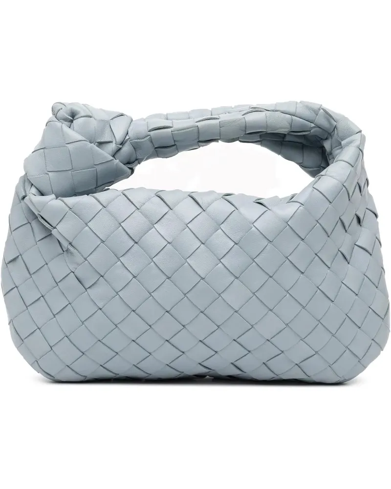 Bottega Veneta Hobo Bags Mini Nappa Intrecciato Jodie blau Blau