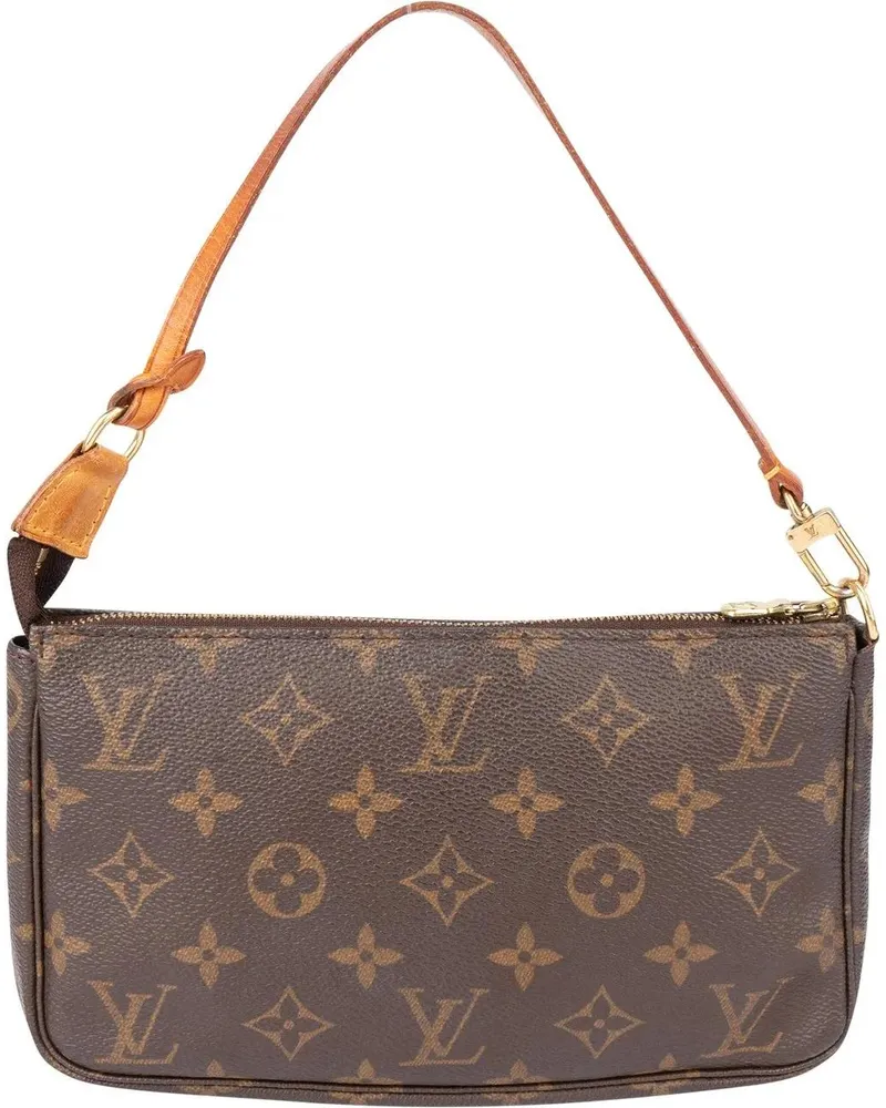 Louis Vuitton Crossbody Bags  Canvas Monogram Pochette Accessoire braun Braun