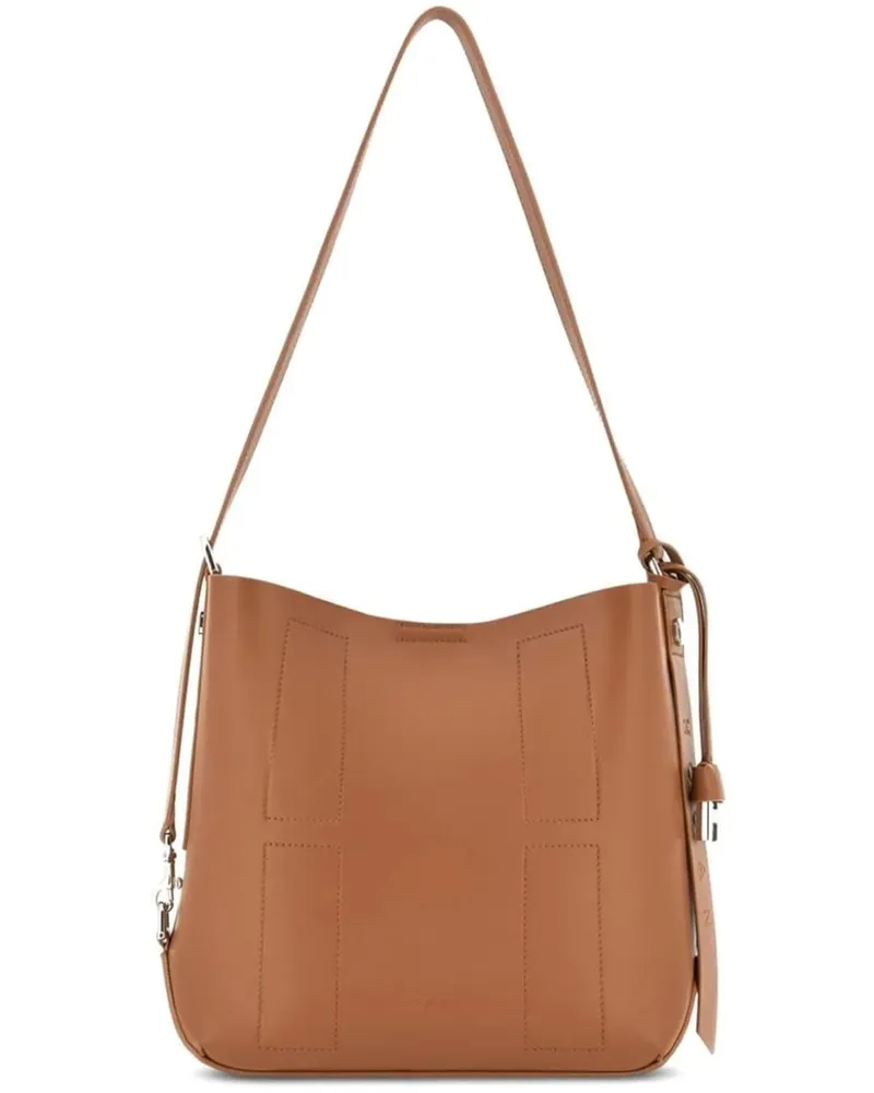 Hogan Hobo Bags Bags Leather Brown braun Braun