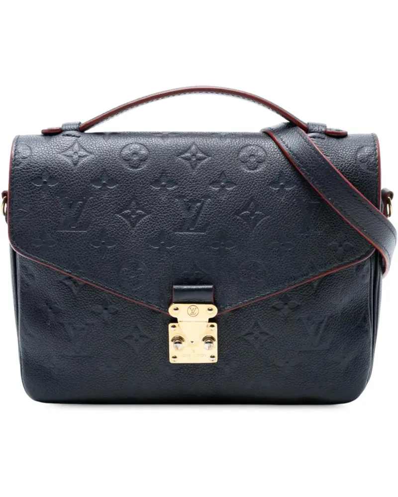 Louis Vuitton Hobo Bags Monogram Empreinte Pochette Metis blau Blau