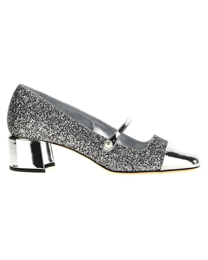 Jimmy Choo Hohe Schuhe Elisa' Pumps silberfarben 