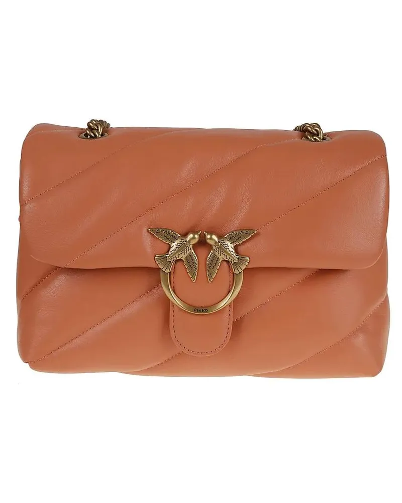 Pinko Hobo Bags Love Puff Classic Cl Sheep Nap orange Orange