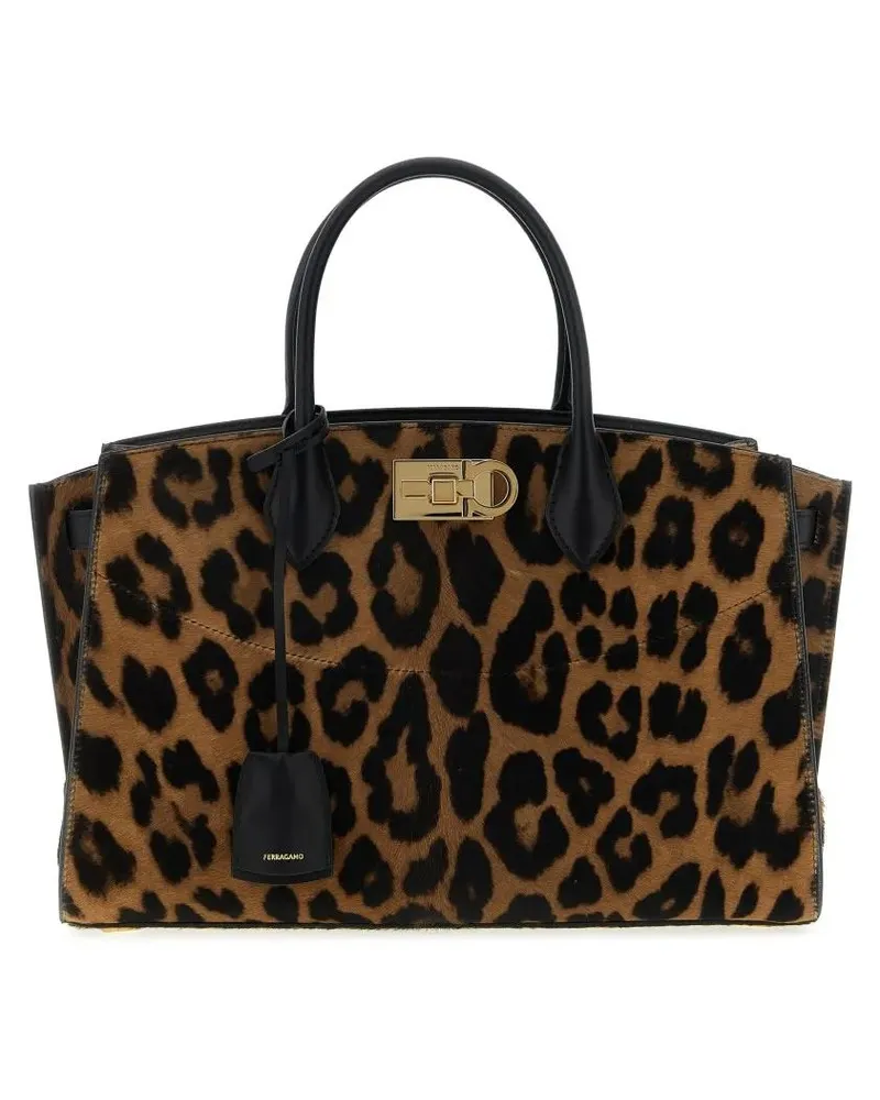 Ferragamo Shopper & Totes 'New  Studio Soft (L)' Handbag braun Braun