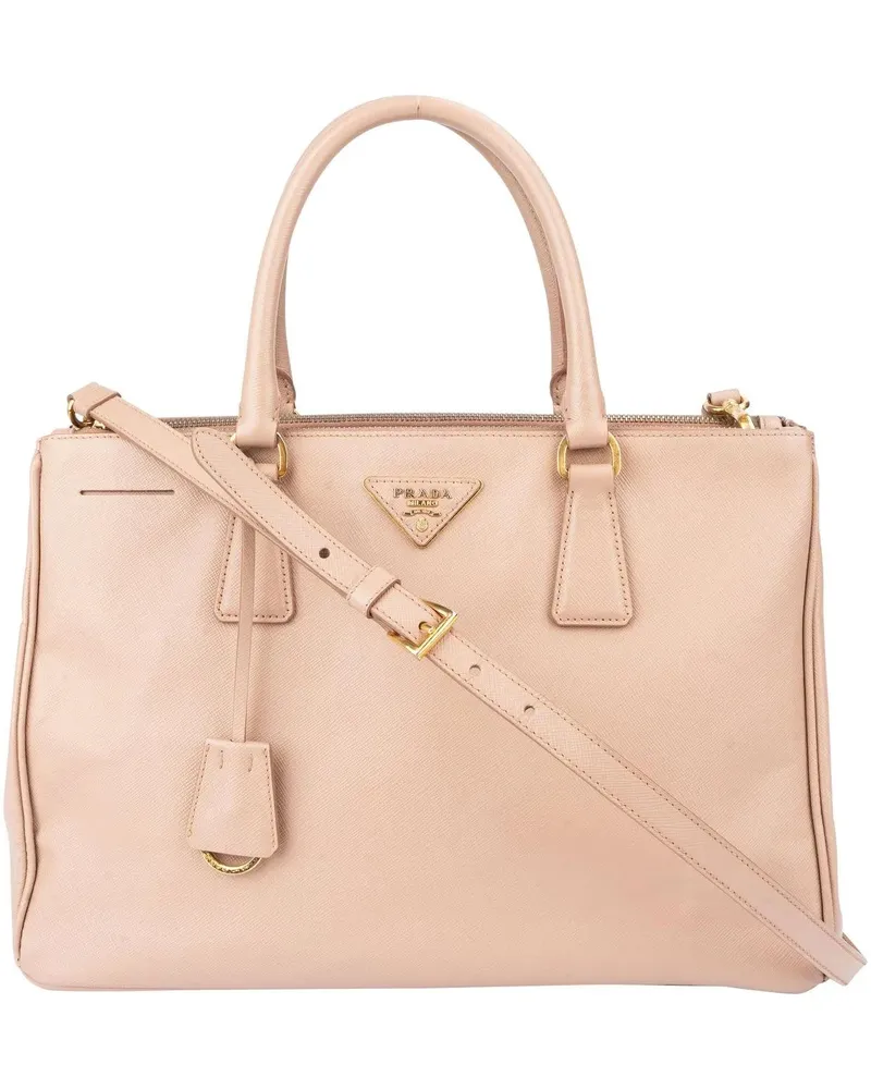 Prada Crossbody Bags  Pink Saffiano Leather Galleria Handbag rot Rot