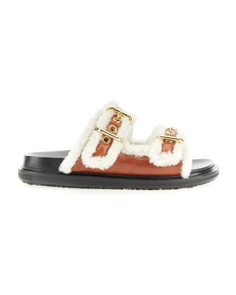 Marni Sandalen Fussbet Sandal weiß Weiß