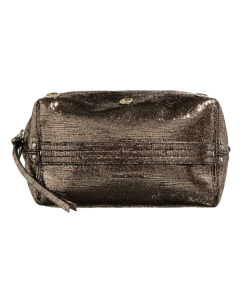 Jérôme Dreyfuss Kosmetiktaschen Lucky Case champagnerfarben 