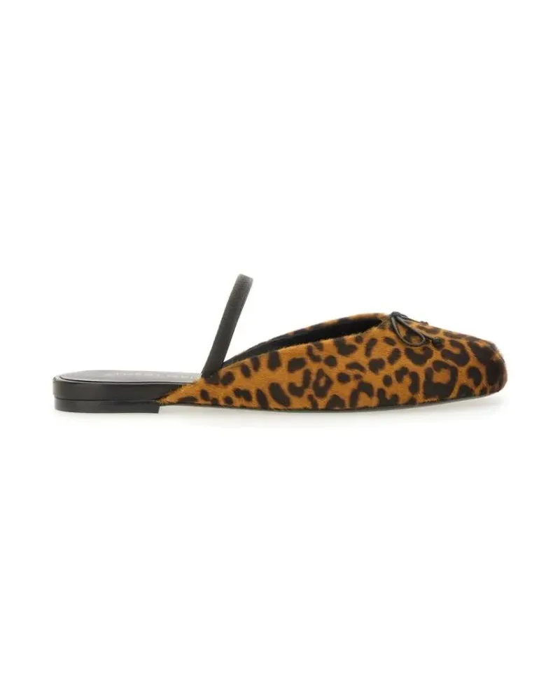 Stuart Weitzman Slipper & Pantoletten Multicolor Mèdaillon Top braun Braun