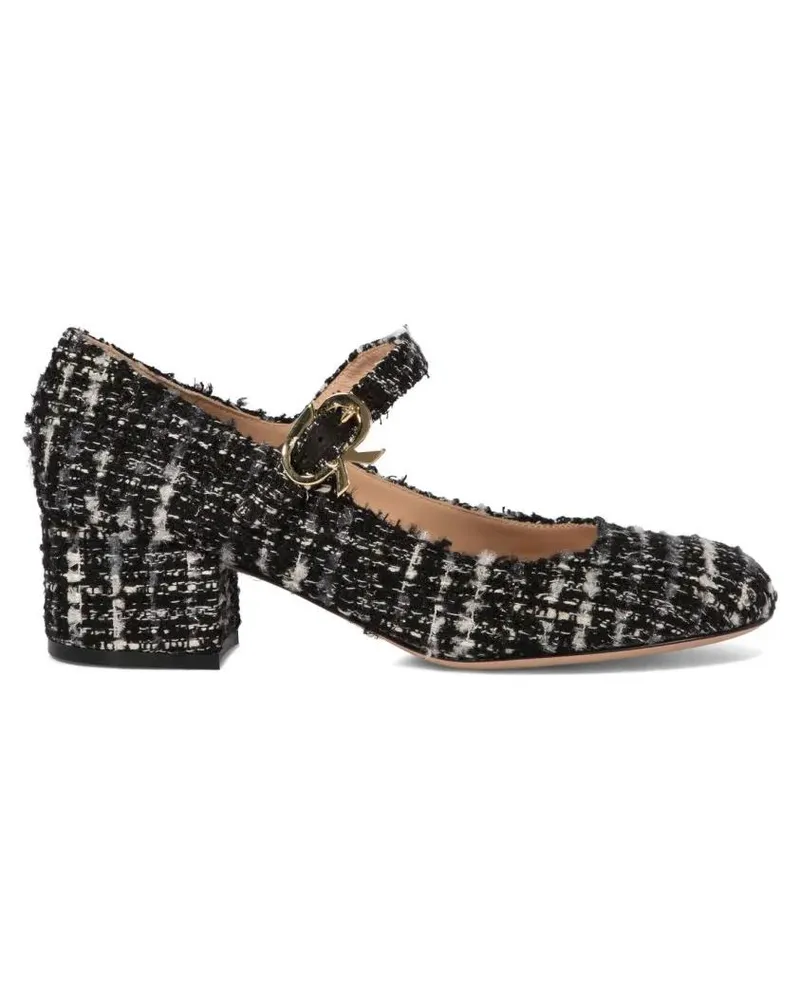 Gianvito Rossi Hohe Schuhe "Mary Ribbon" Mary Jane schwarz Schwarz