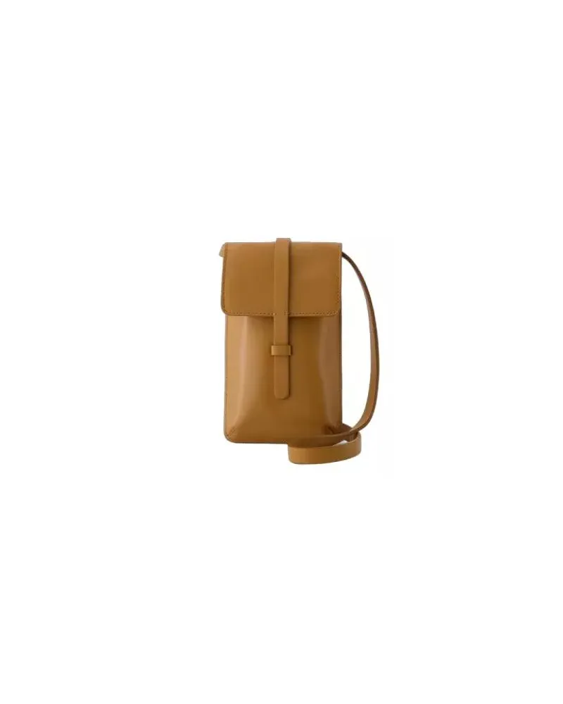 Inès de la Fressange Hobo Bags Leonore Crossbody - Leather - Camel braun Braun