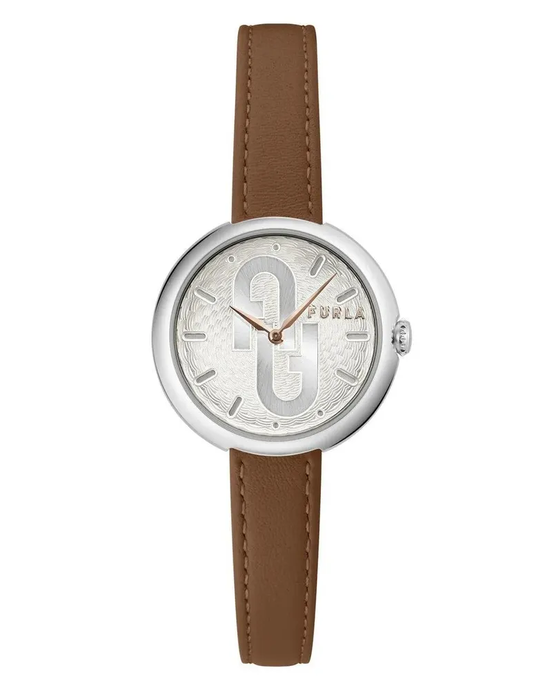 Furla Uhr Quarz-Analoguhr  Cosy brown Braun