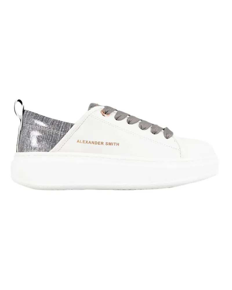 Alexander Smith Low-Top Sneaker Wembley White And Gray Vegan Sneakers weiß Weiß