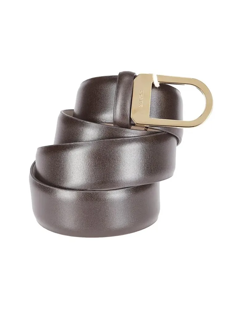 KHAITE Gürtel Saddle Belt - Gold grau Grau