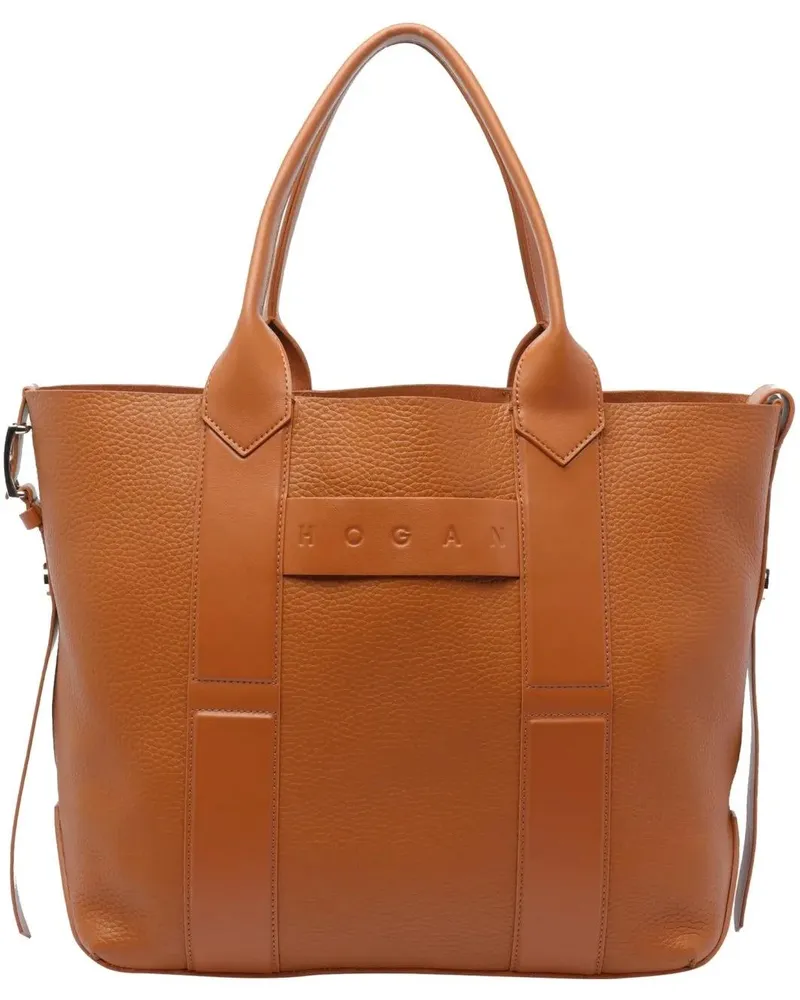 Hogan Shopper Bags Brown weiß Weiß