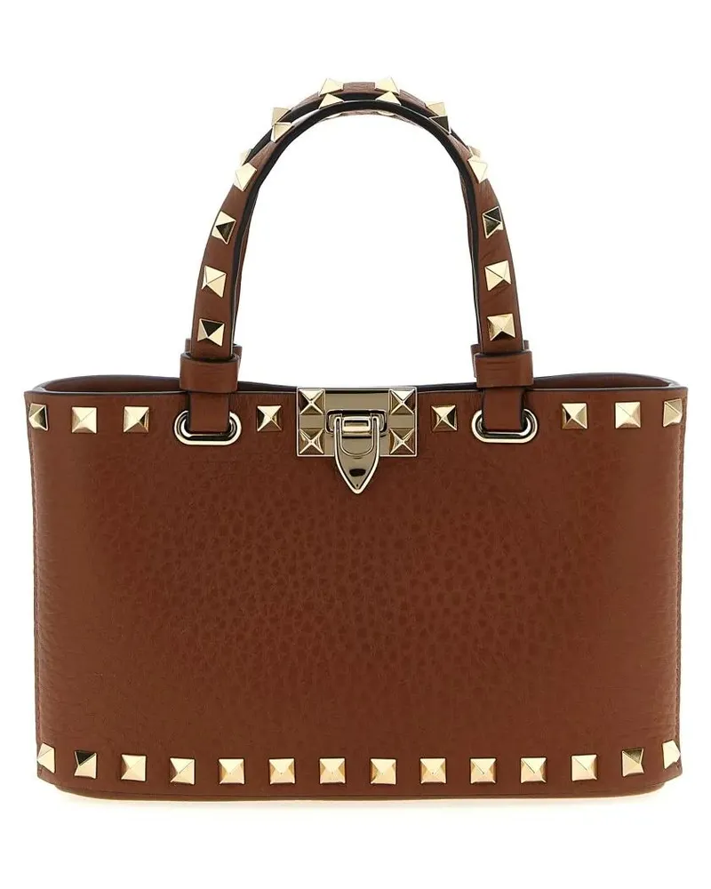 Valentino Garavani Hobo Bags Brown Rockstud Handbag braun Braun