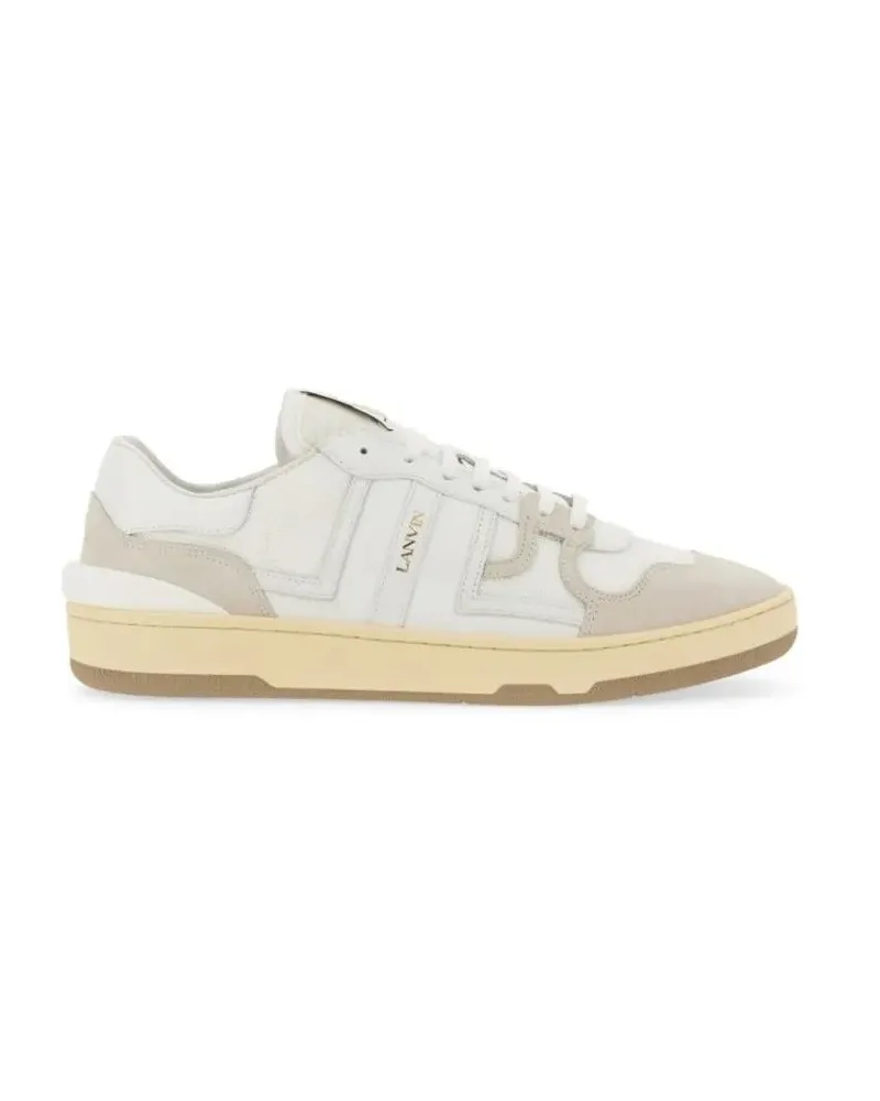 Lanvin Low-Top Sneaker "Clay" Low Top Sneakers With Woven Polyester weiß Weiß