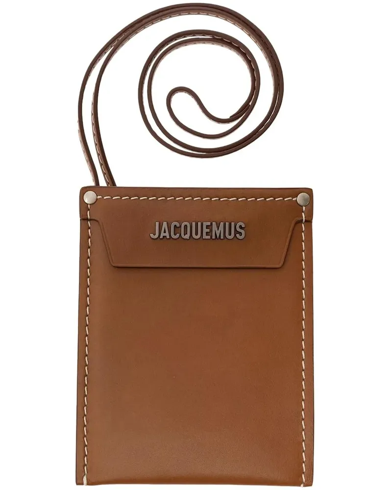 Jacquemus Portemonnaie Le Porte Poche Meunier Neck Wallet braun Braun
