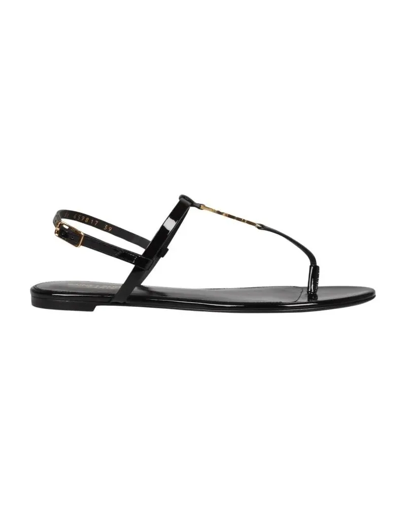 Saint Laurent Sandalen Cassandra Sandals schwarz Schwarz