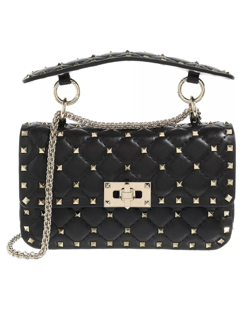 Valentino Garavani Crossbody Bags Rockstud Spike Crossbody Bag Small Schwarz