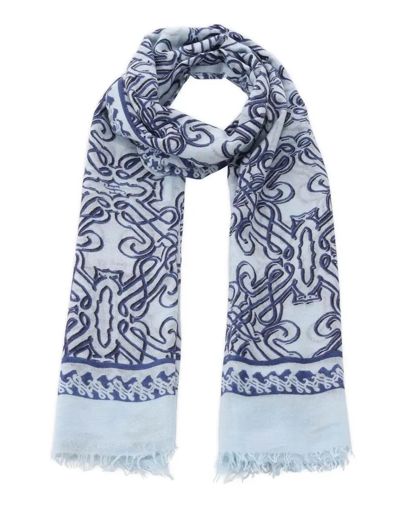 Friendly Hunting Tücher & Schals Schal aus Kaschmir blau Blau