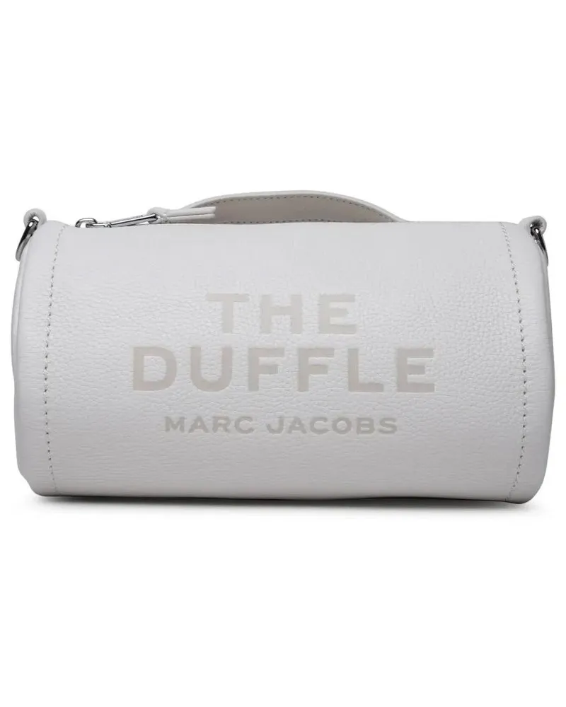 Marc Jacobs Reisegepäck White Leather Duffle Bag Weiß