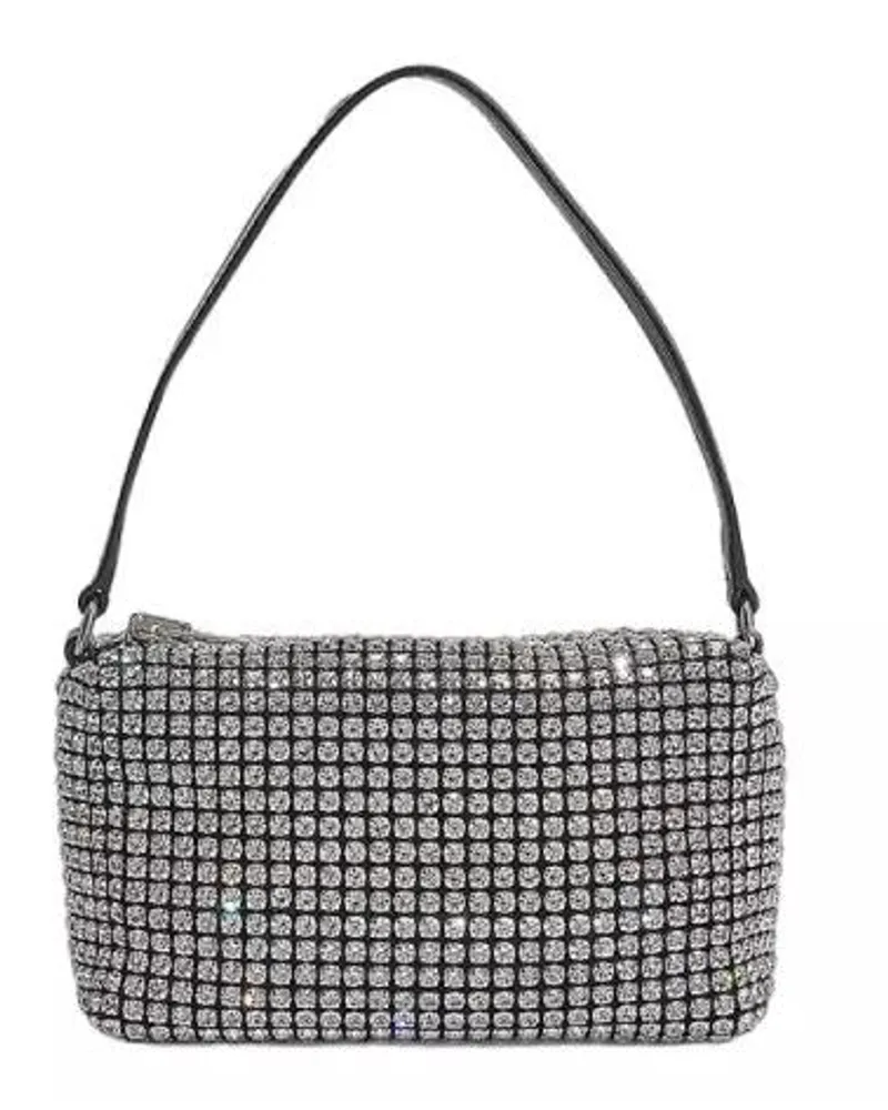 Alexander Wang Crossbody Bags Heiress Medium Bag - Mesh - Grey Grau