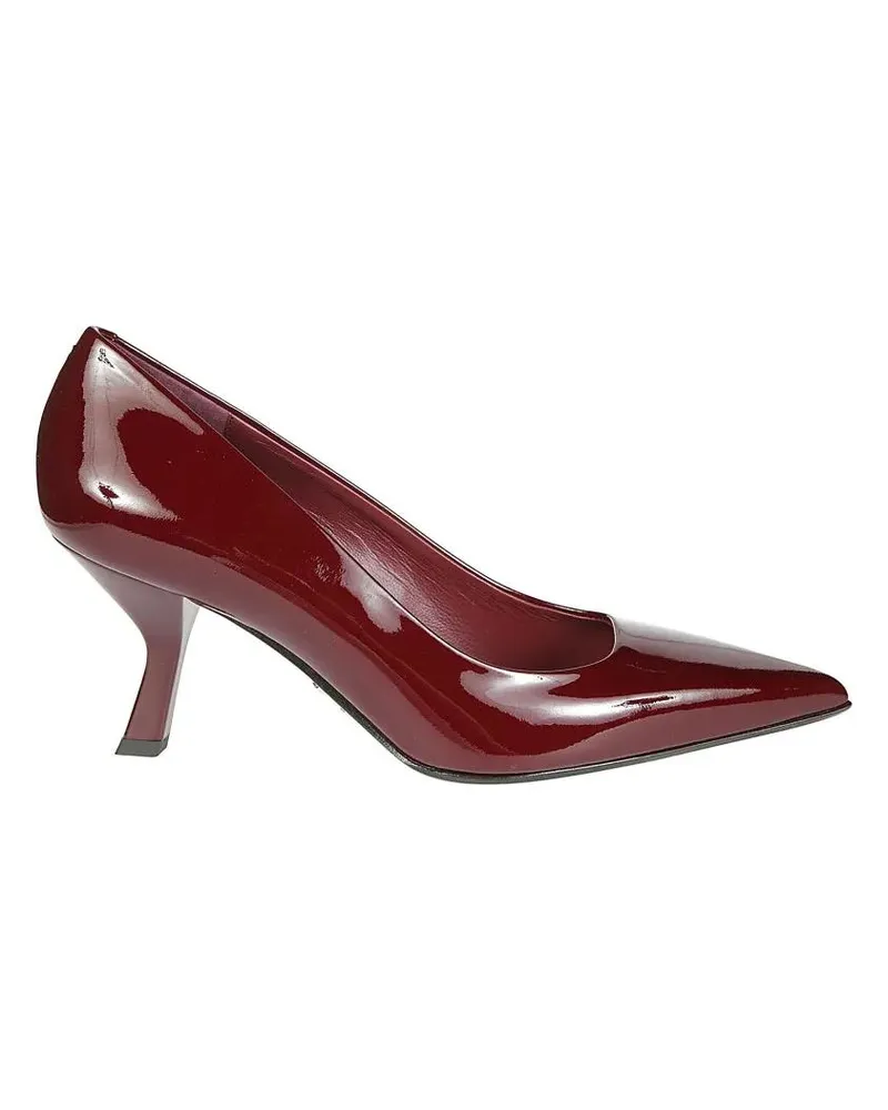 Sergio Levantesi Hohe Schuhe Patent T50 Pumps rot Rot