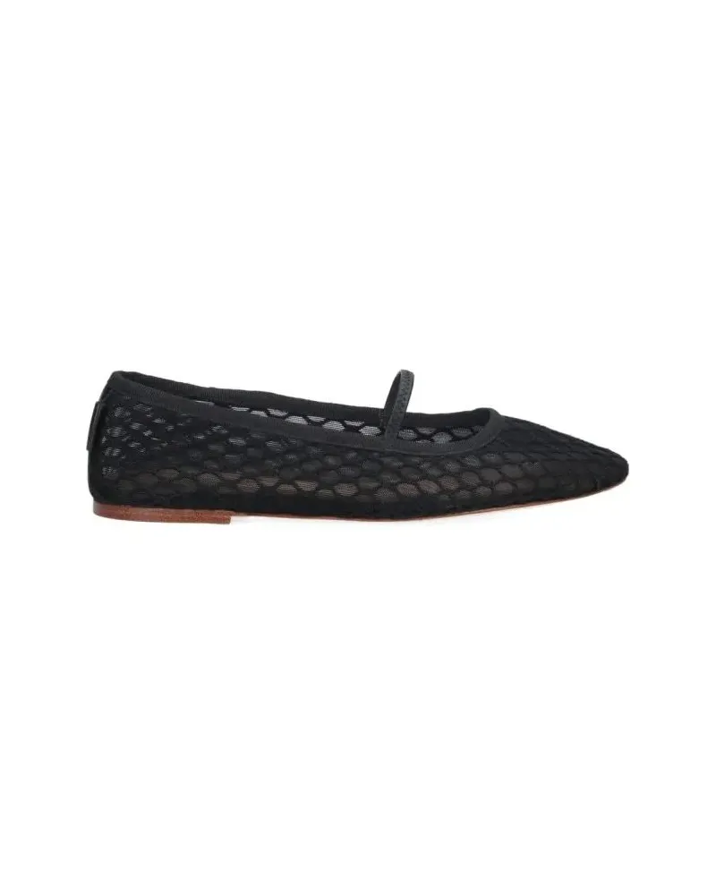 A.P.C. Swan Mesh Ballerinas Black schwarz Schwarz