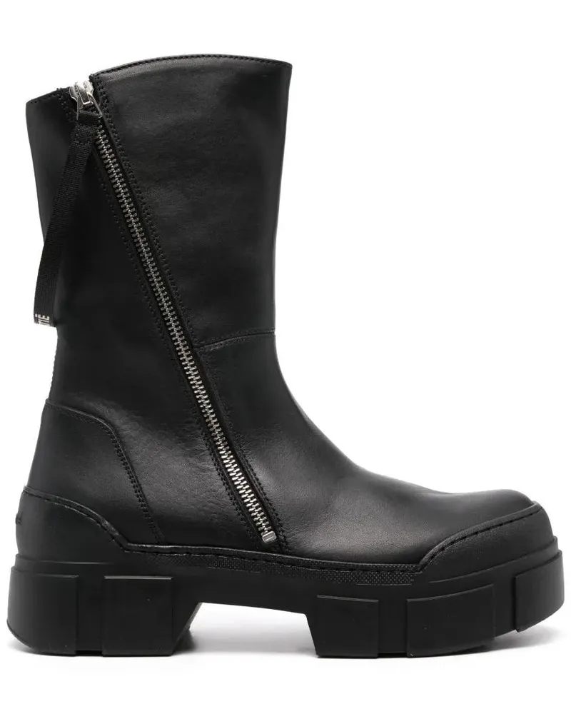 Vic Matié Stiefel Chunky Platform Ankle Boots With Side Zipper schwarz Schwarz